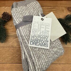 Barefoot Dreams CozyChic Rib Contrast Socks